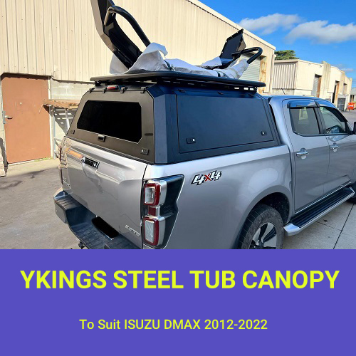 Ykings4x4 STEEL TUB CANOPY FOR ISUZU DMAX 2012-2022