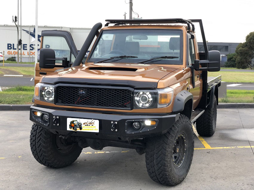 bullbar for toyota landcruiser 76 series