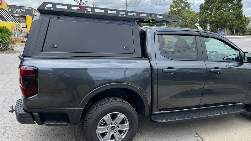 ALUMINUM TUB CANOPY FOR FORD RANGER NEXT GEN 2022-ONWARD-x