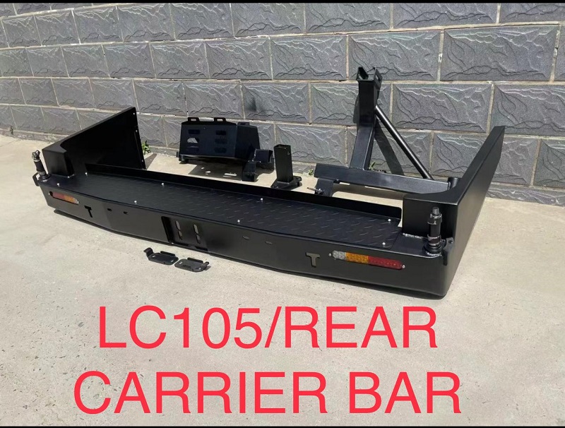 Rear Bar Spare Wheel Carrier Jerry Can Holder To Suit Toyota Landcruiser 105 series-c Rear Bar Spare Wheel Carrier Jerry Can Holder To Suit Toyota Landcruiser 105 series