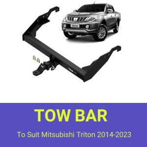 TAG Rear Tow Bar Heavy Duty Steel To Suit Mitsubishi Triton 2014-2023