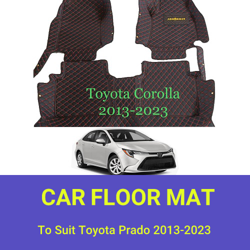 3D Moulded PU leather Waterproof Car Floor Mats For Toyota Corolla 2017-2023 -a 3D Moulded PU leather Waterproof Car Floor Mats For Toyota Corolla 2013-2023
