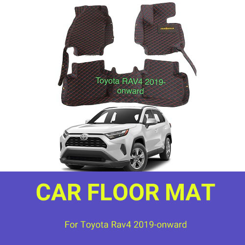 3D Moulded PU leather Waterproof Car Floor Mats For Toyota Rav4 2019-onward (1) 3D Moulded PU leather Waterproof Car Floor Mats For Toyota Rav4 2019-onward