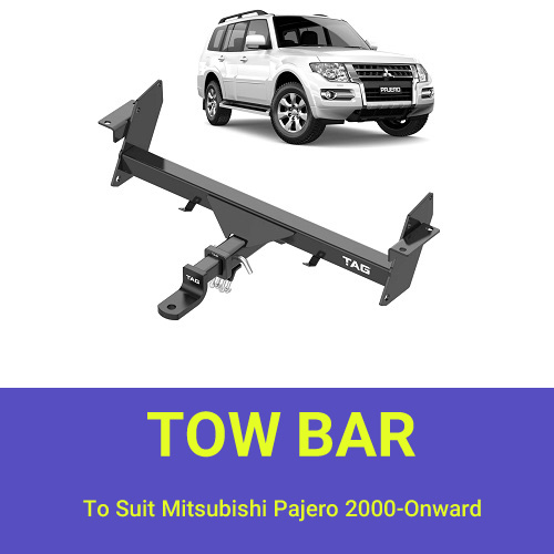 TAG Heavy Duty Towbar for Mitsubishi Pajero 2000-Onward TAG Heavy Duty Towbar for Mitsubishi Pajero 2000-Onward