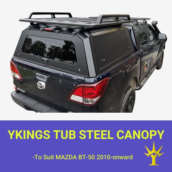 Buy TUB STEEL CANOPY WITH SIDE SOLID DOORS (2W) FOR MAZDA BT-50 2010 ...