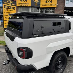 Vanguard Four Window Canopy for KIA Tasman | Pet Friendly Sliding Windows | YKINGS4X4