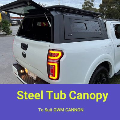 TUB CANOPY PET FRIENDLY FOR GWM CANNON (With Side Window 4w)